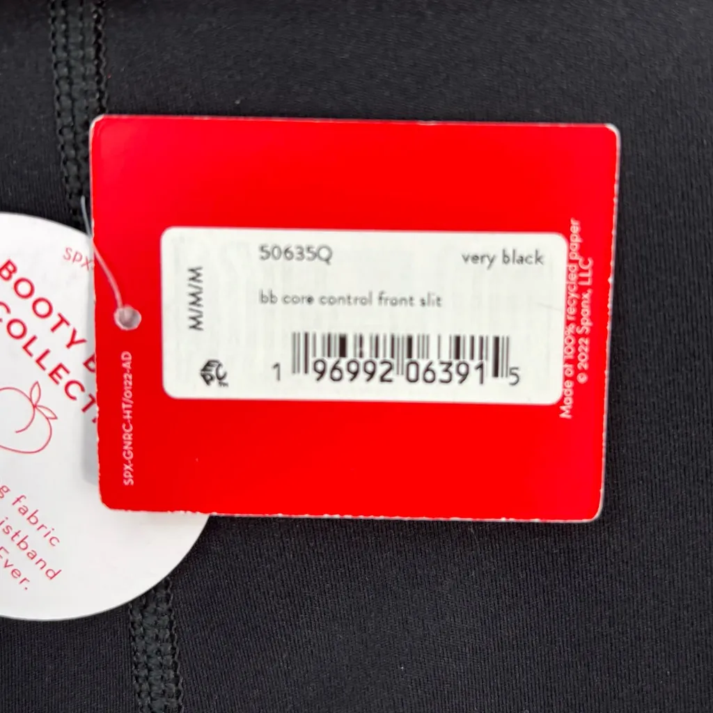 SPANX M Booty Boost Very Black Athletic Pants - Image 6