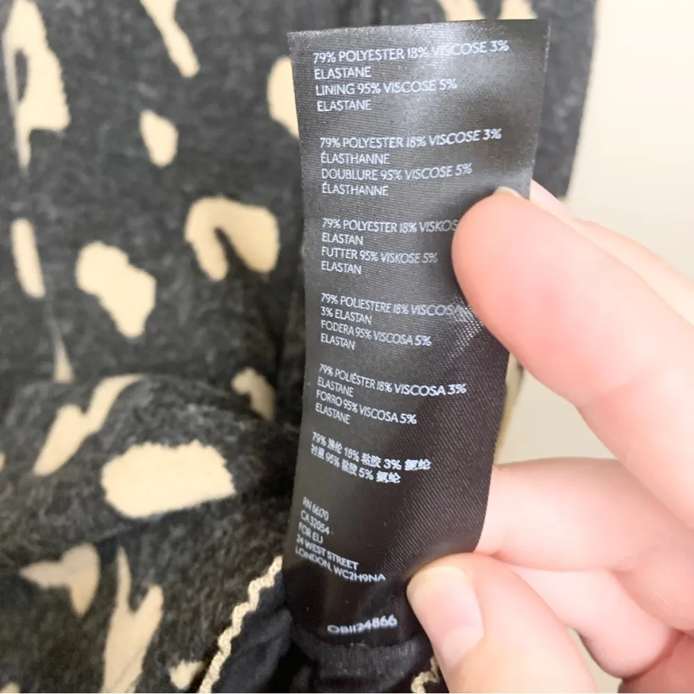 Anthropologie Maeve Delphine sweater knit pencil skirt Leopard print Size M - Image 11