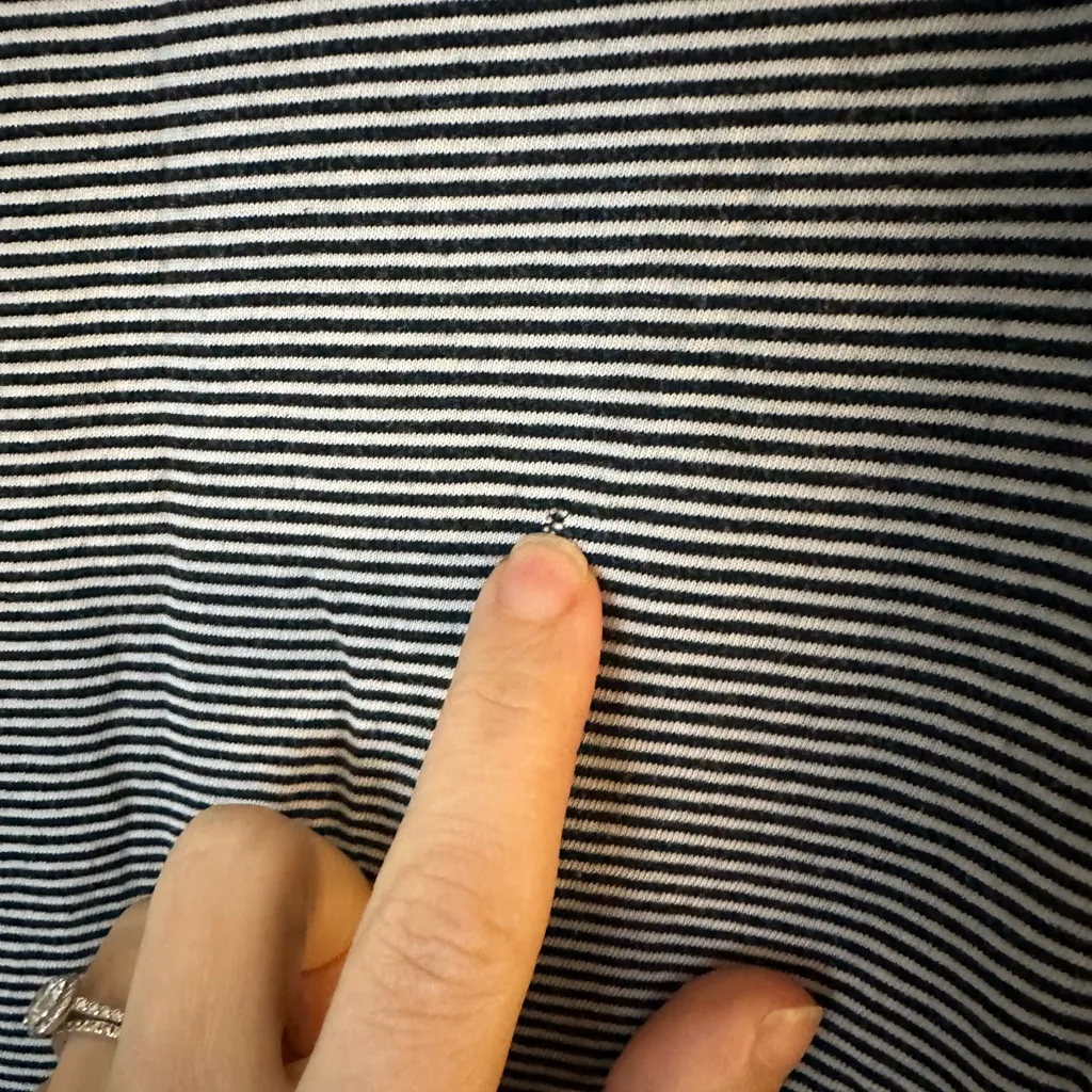 Frank & Eileen Navy And White Striped Sleeveless Tank Midi Dress Size XS - Image 4