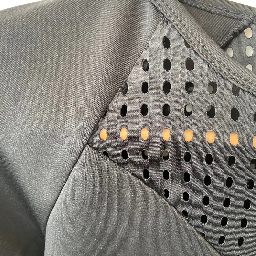 Fabletics Black Tilly Sweatshirt Mini Dress.  Size XSmall. EUC - Image 8