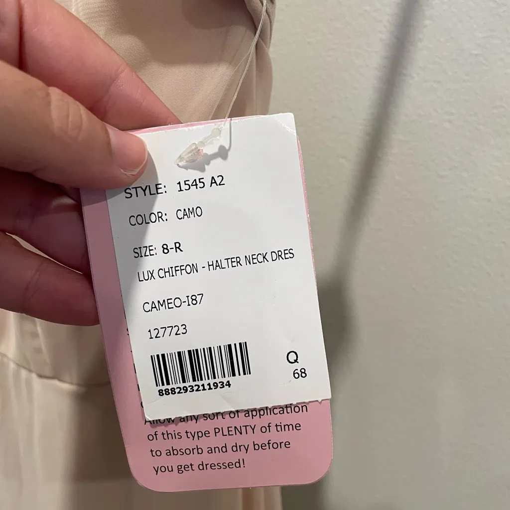 After Six High Neck Halter Backless Maxi Dress Size 8‎ - Image 9