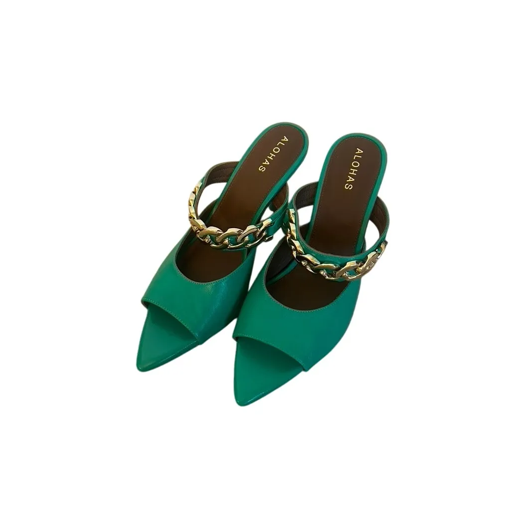 ALOHAS Daisy Mule in Green - Image 3