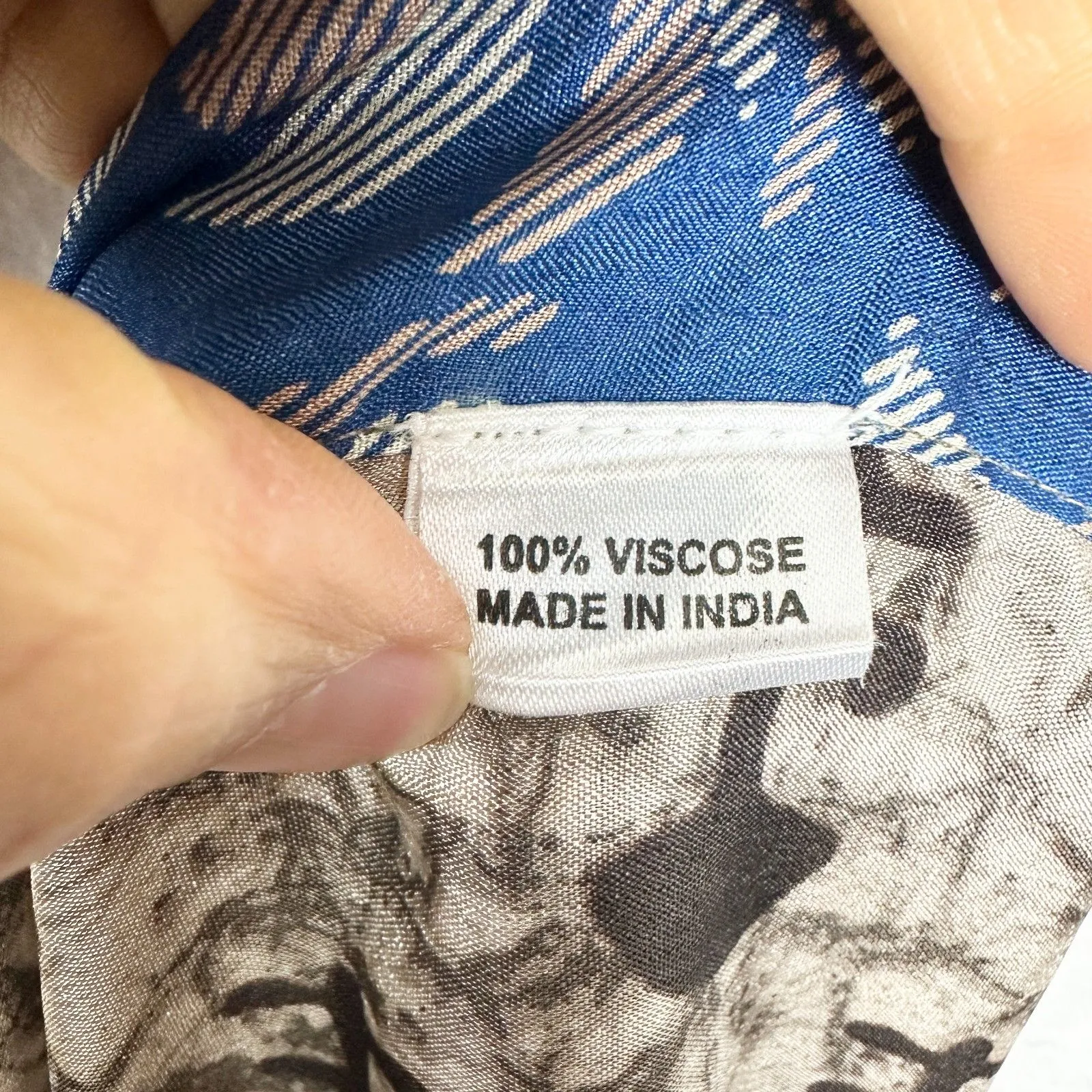 Jaded Gypsy Poncho Shawl Top Free Size NWT Asian Japanese Artsy Boho Hippie Brown - Image 6