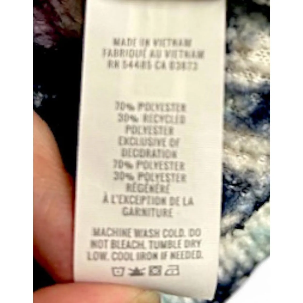 Aerie Sherpa Sweatshirt XS‎ Polar Chic Nordic Print Cabincore Chalet Ski Resort - Image 5