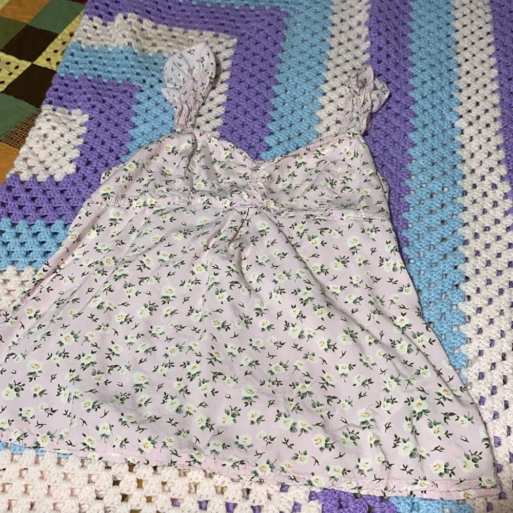 abercrombie pink floral tank - Image 2