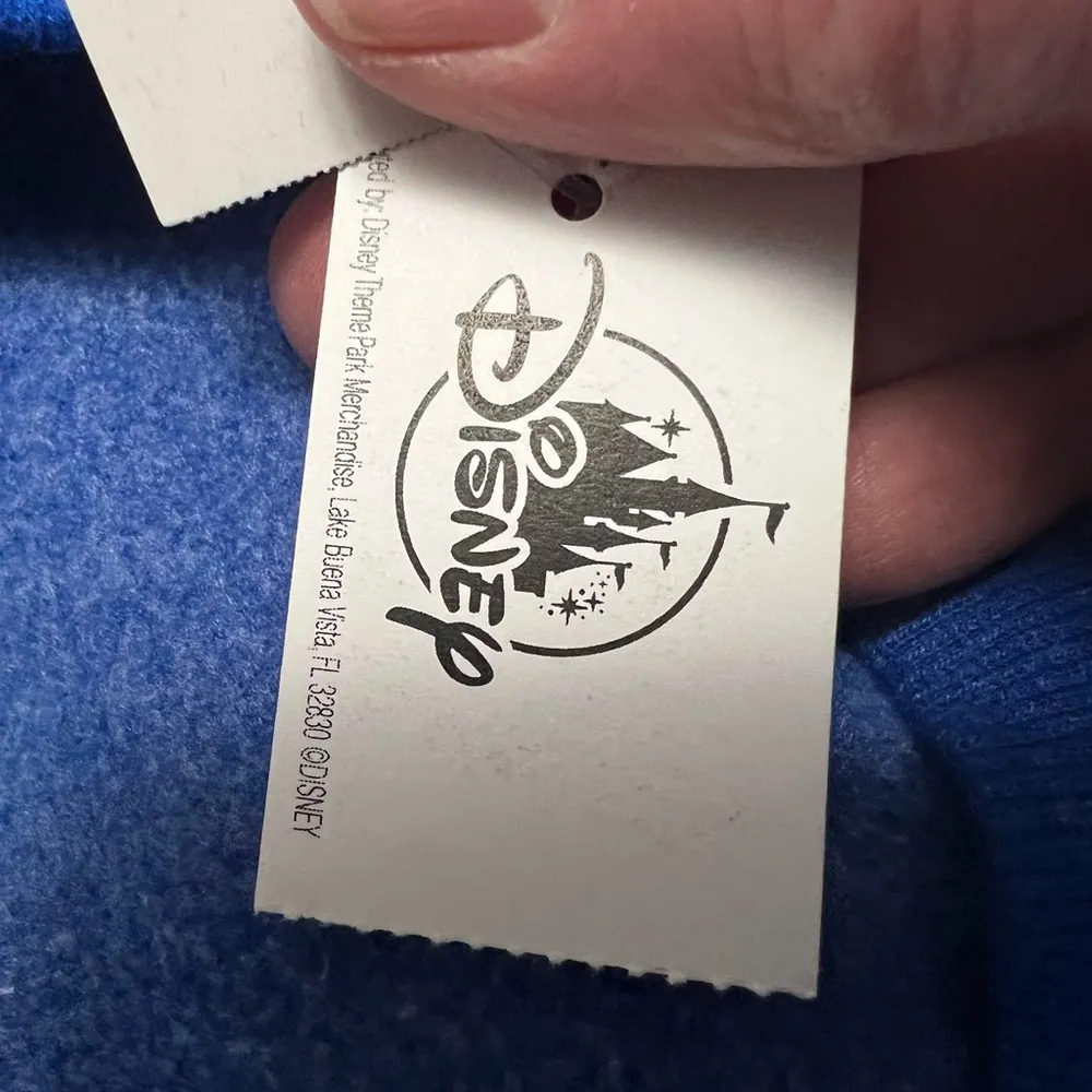 Disneyland Resort Exclusive Sweatshirt Mickey Mouse Logo NWT Blue Unisex XL - Image 13