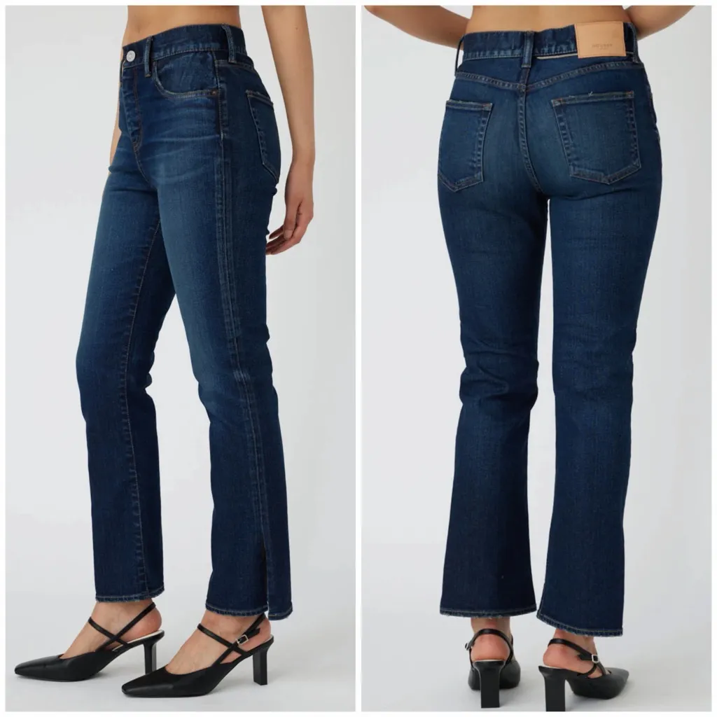 Moussy Vintage Women’s Glendora Flare Jean Size 26 Medium Wash Designer Denim Blue - Image 2