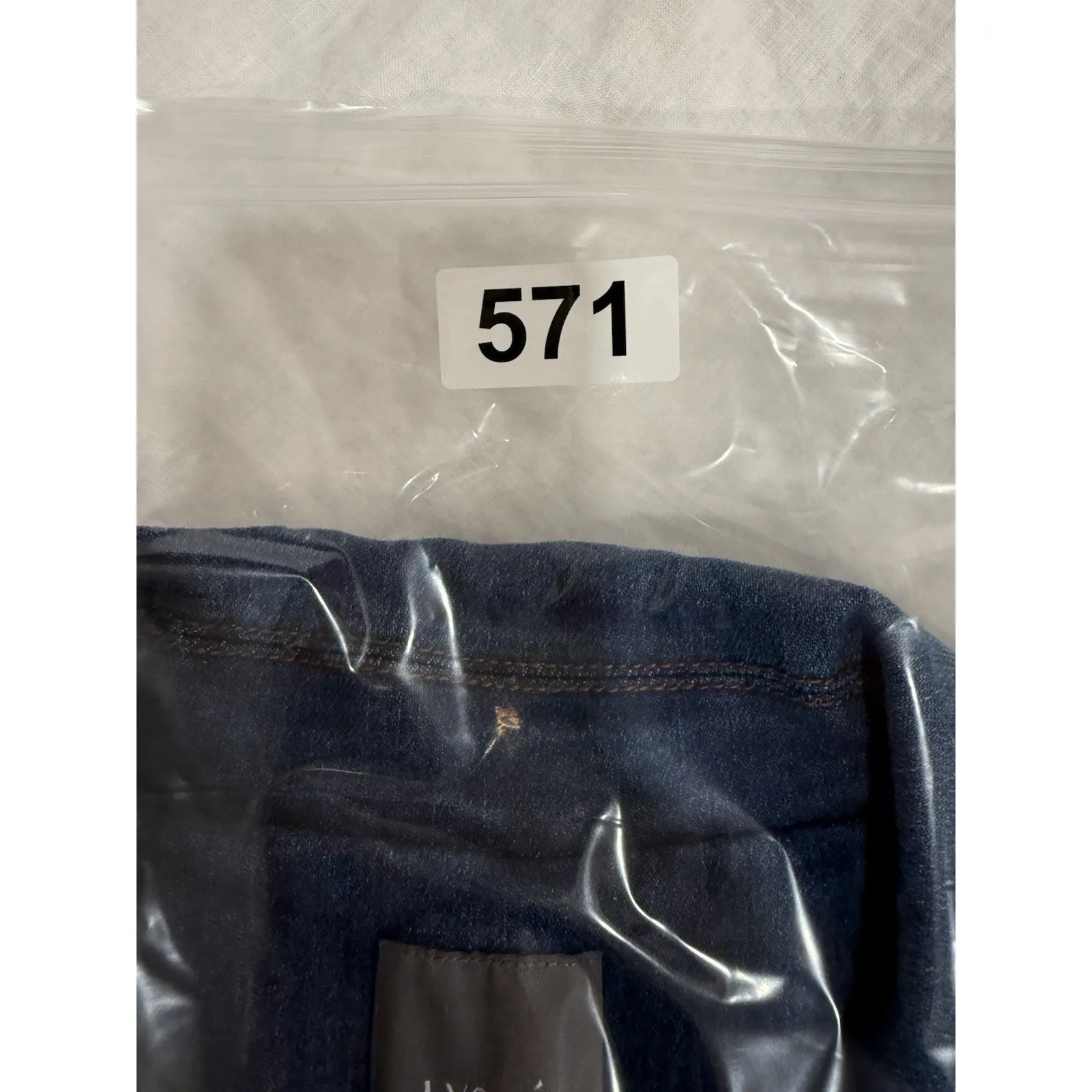 Lysse Jeanne Cropped Blue Denim Jacket Size XS Boho Classic Edgy Scandi Girl - Image 14