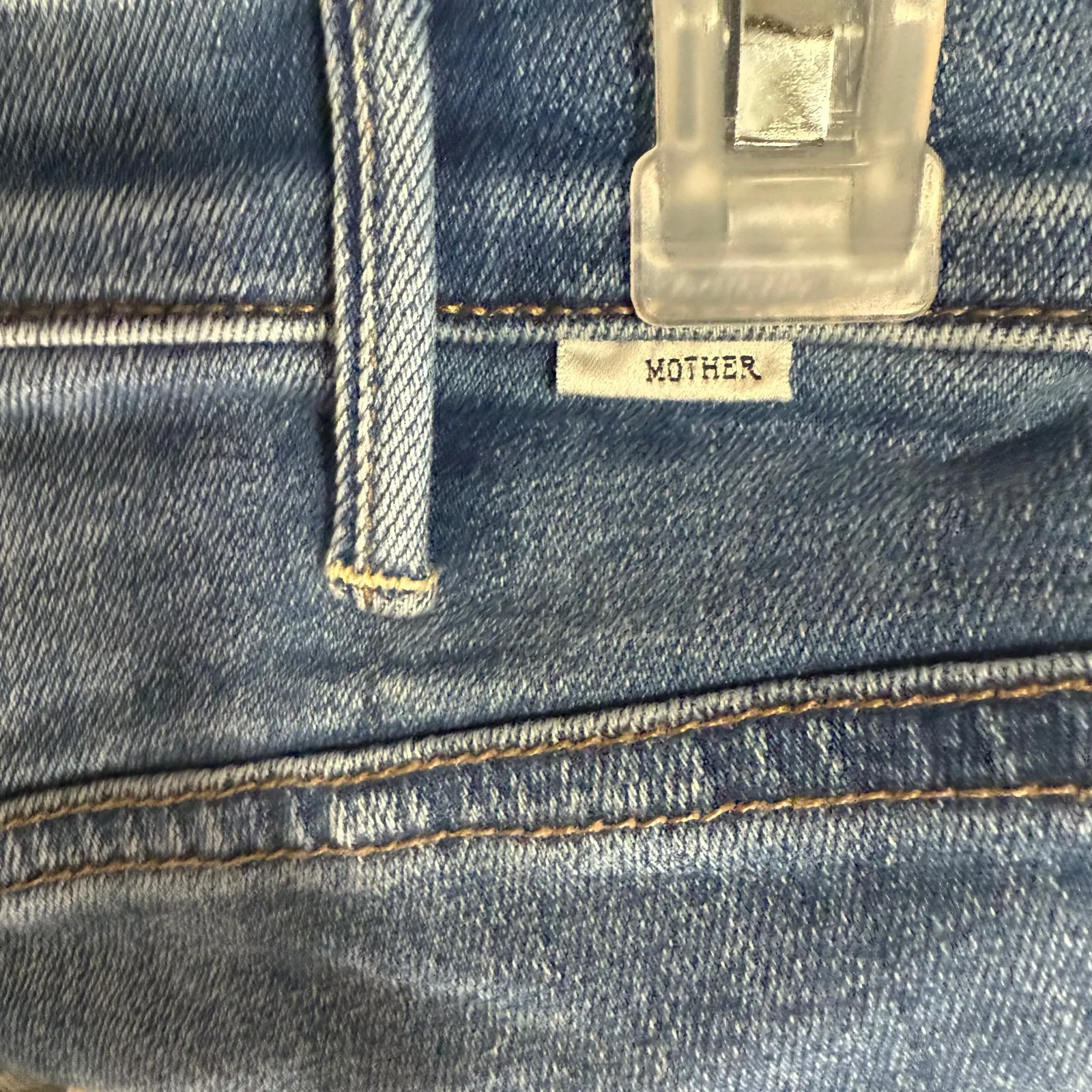 Mother The Hustler Ankle Fray, No Promises, 24 Blue - Image 5