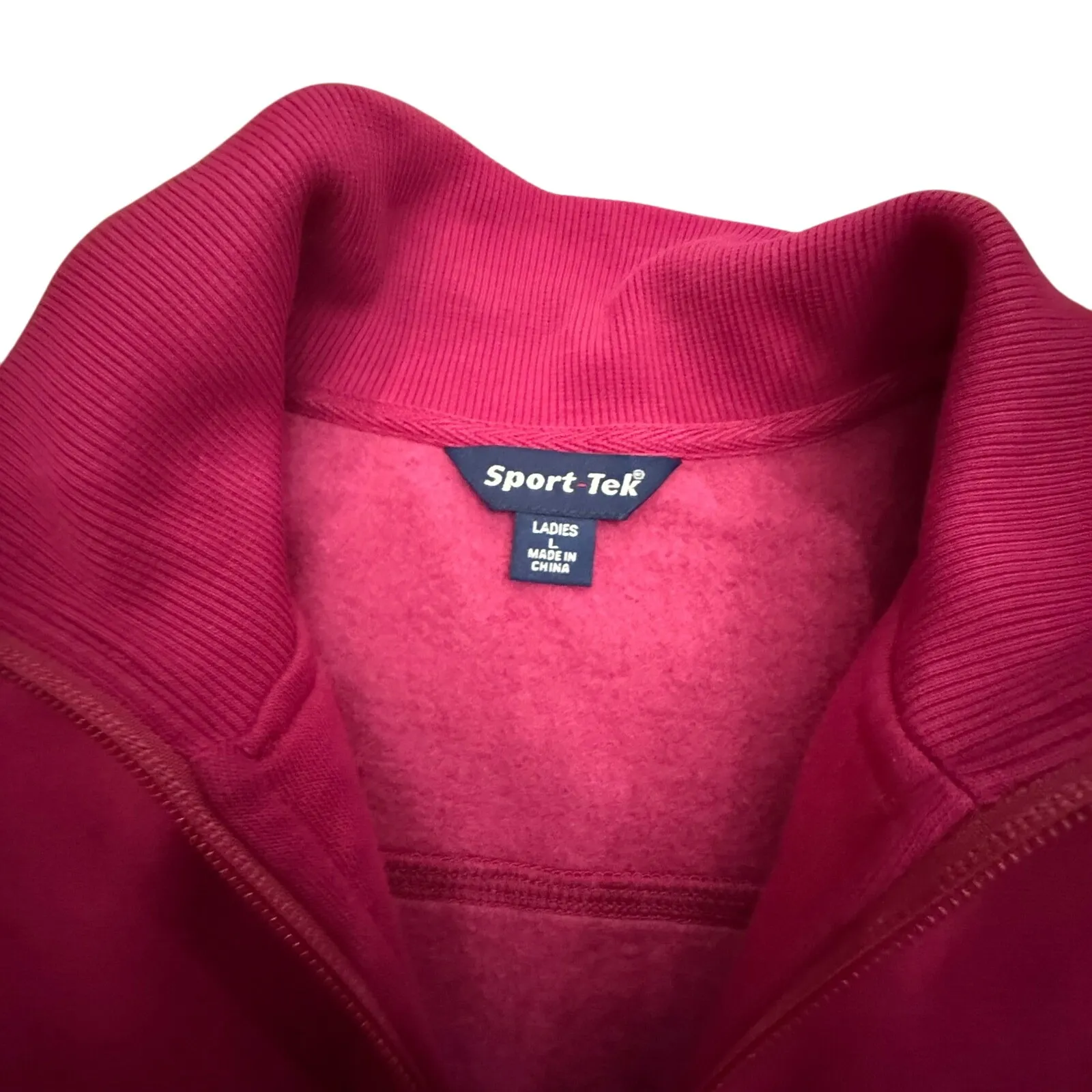 Sport Tek Purdue Grandma Quarter Zip Pullover Sweatshirt Ladies LARGE - Image 3