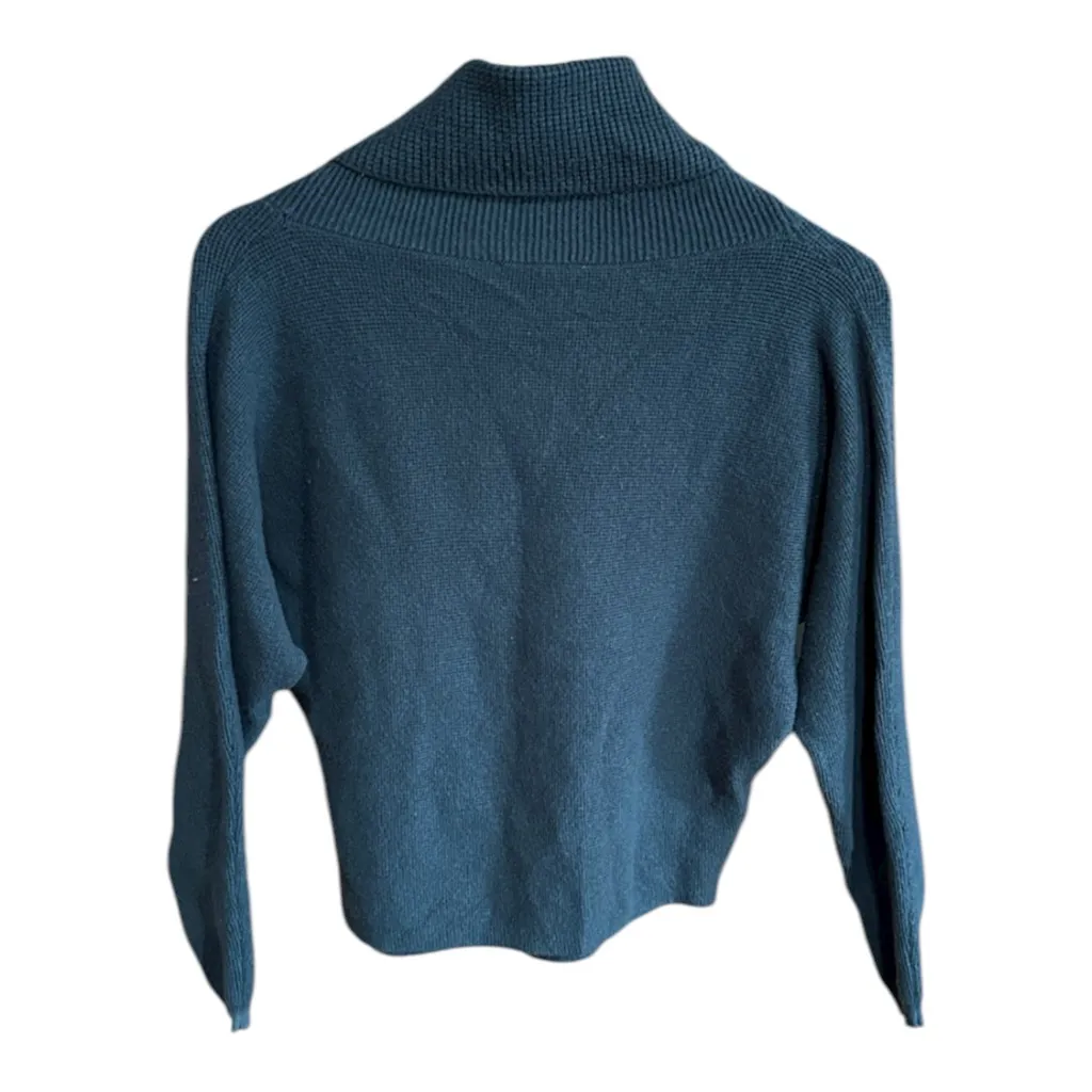 Cyrus Dark Green Cowl Neck Sweater - Image 6
