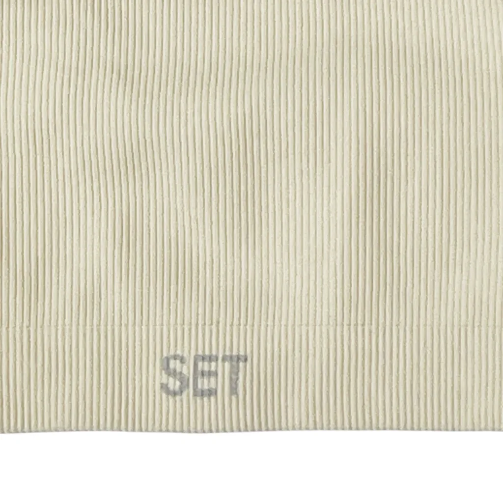 SET Active Sculptflex Boxy Bra Tank Beige Ribbed Top Size XS Athleisure Stretch - Image 6