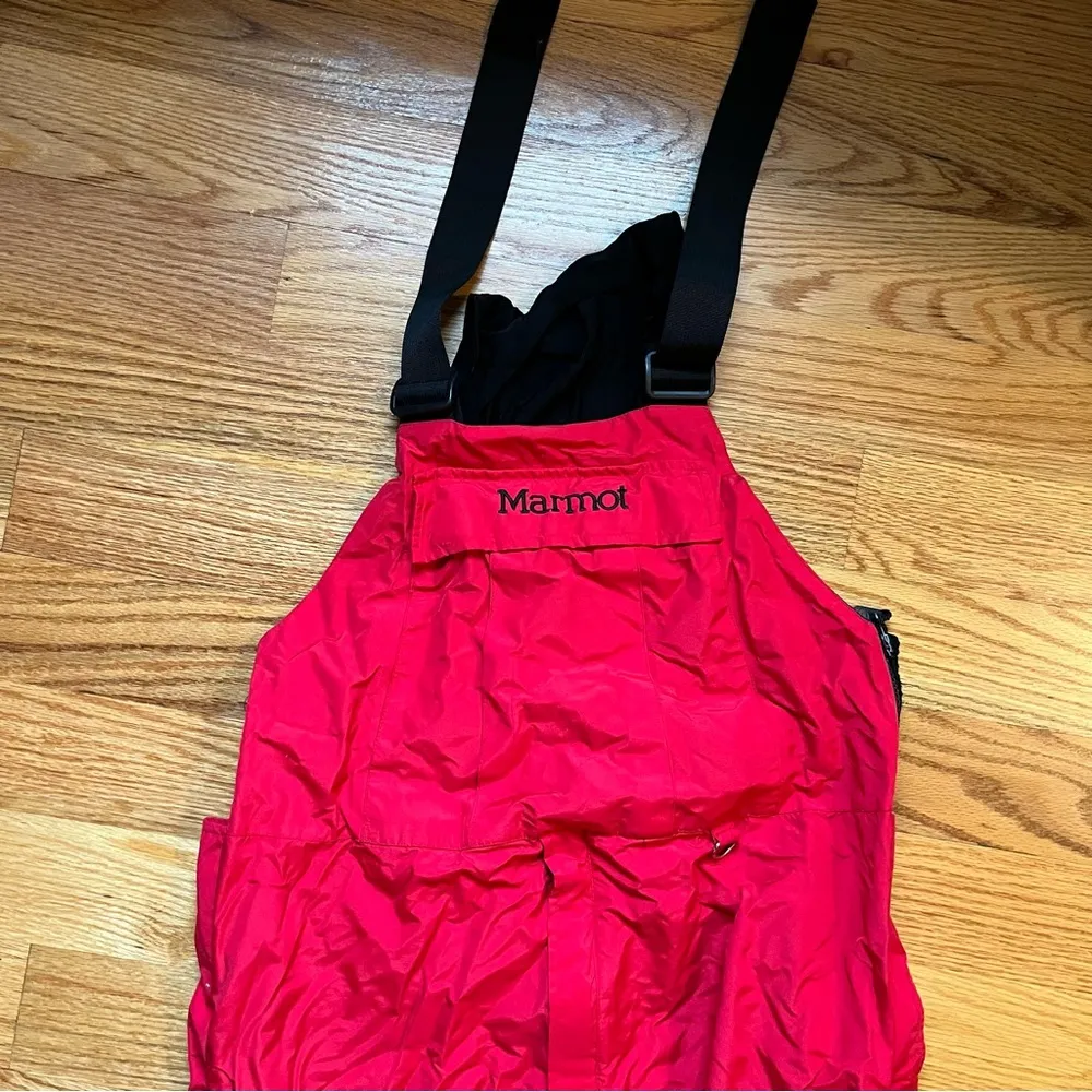 red snowsuit overalls - Image 3