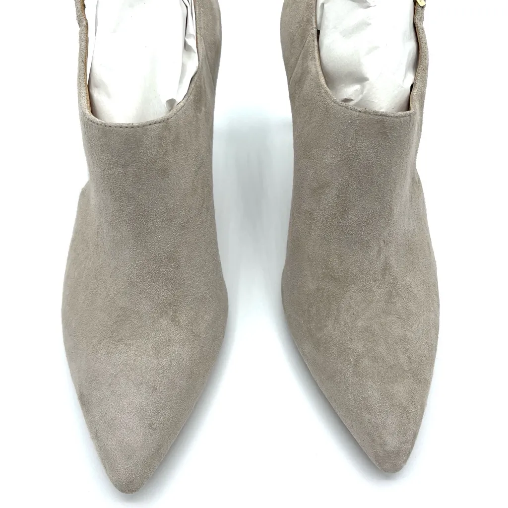 Calvin Klein Taupe Suede Ankle Booties Size 8.5 - Image 2