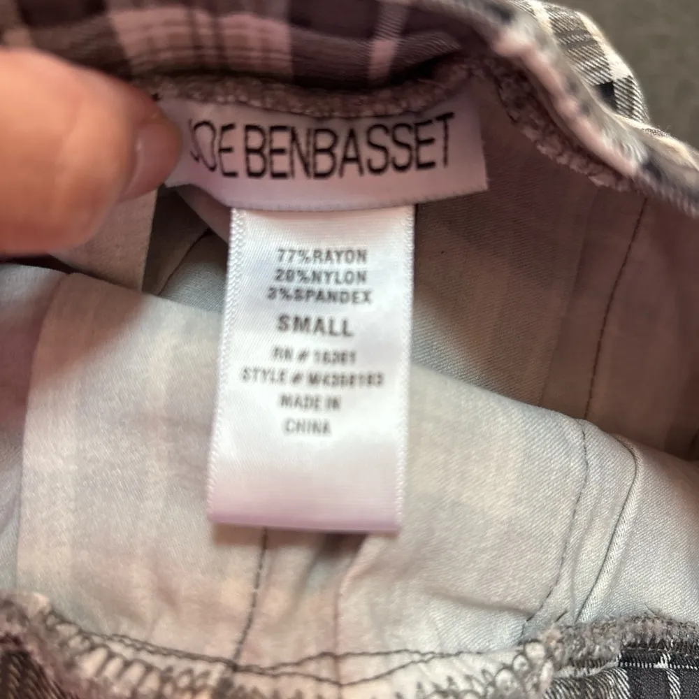 Joe Benbasset Black and White Pleated Skater Mini Skirt - Image 3