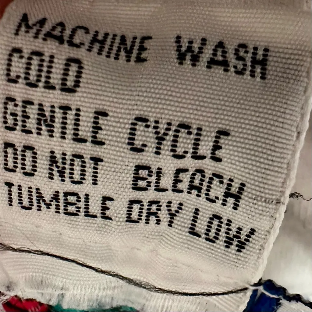 Blue White Knit Button Up Women's Cardigan True Vintage 80s 90s Sporty Graphic Size M - Image 9