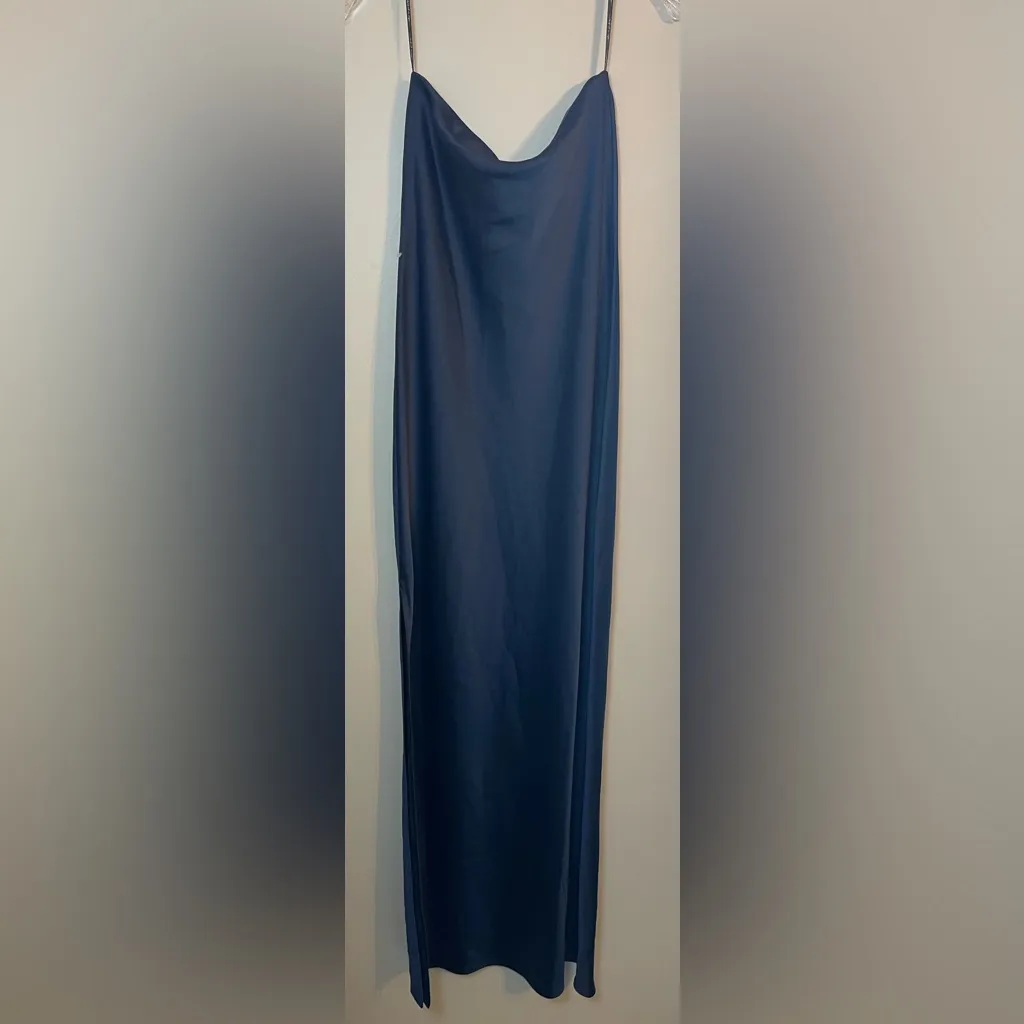 Wayf Navy Blue Dress - Image 8