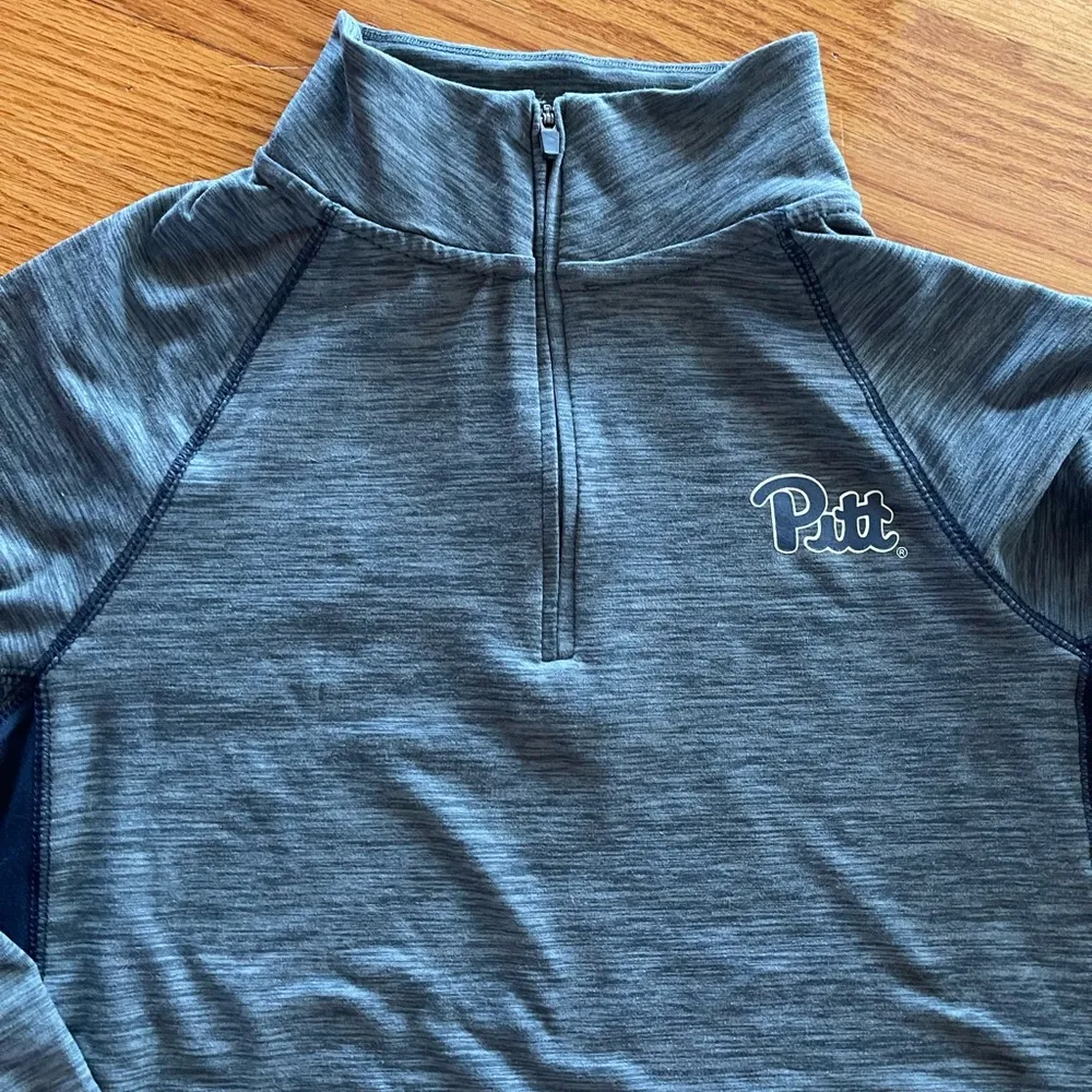 Pittsburgh Pitt Panthers Women’s Quarter Zip Colosseum Top Size M - Image 6
