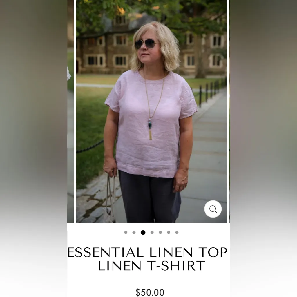 Vikolino ESSENTIAL LINEN TOP T - Image 3