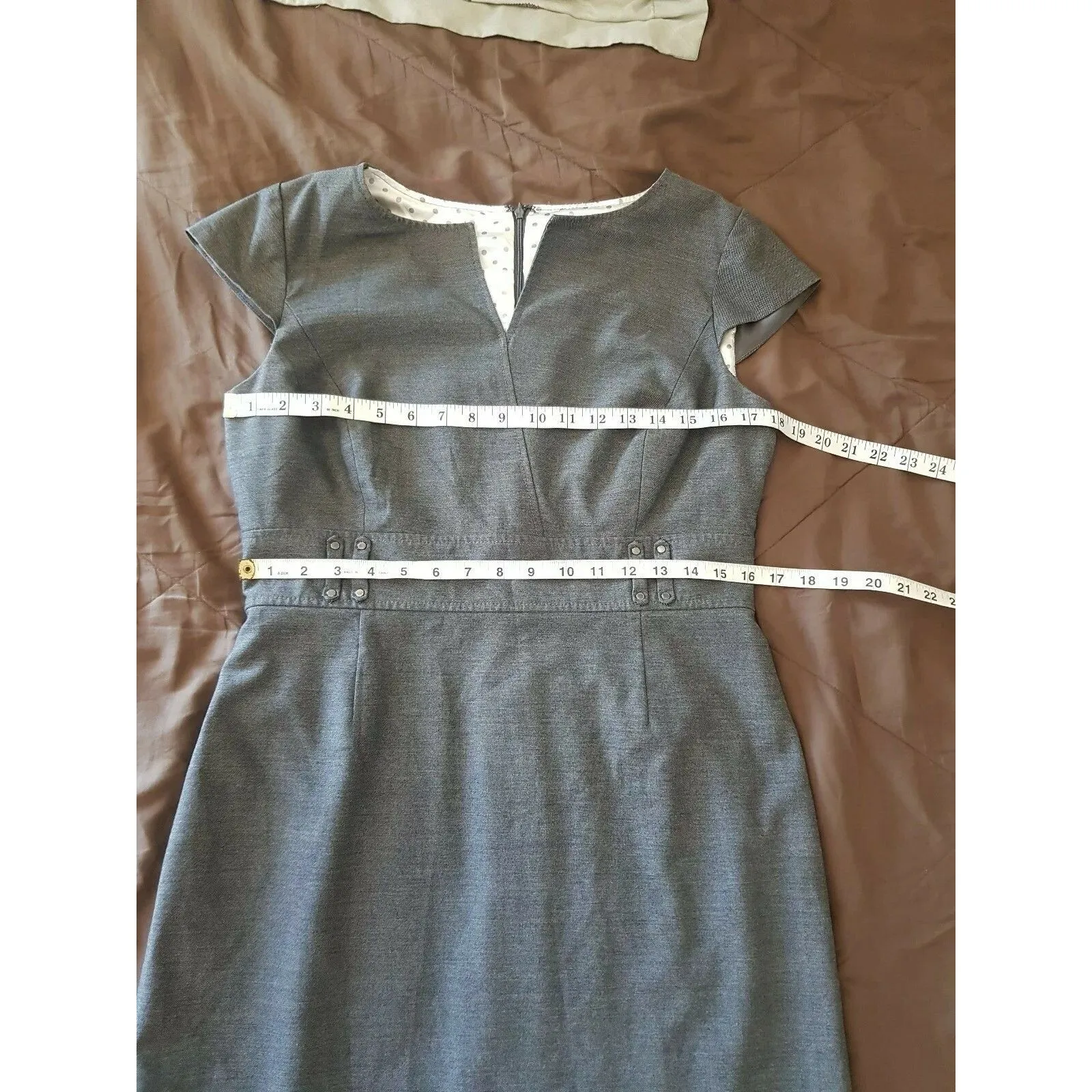 Tahari Arthur S Levine Womens Dress Size 10 Old Money Office Siren Work Wear - Image 10