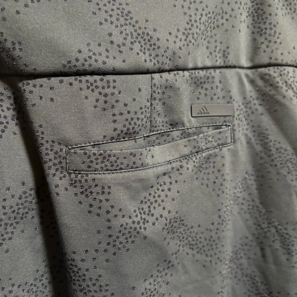 ADIDAS GOLF Tennis JACQUARD Cinch Skirt SKORT Tech Indigo- Size XL - Image 8