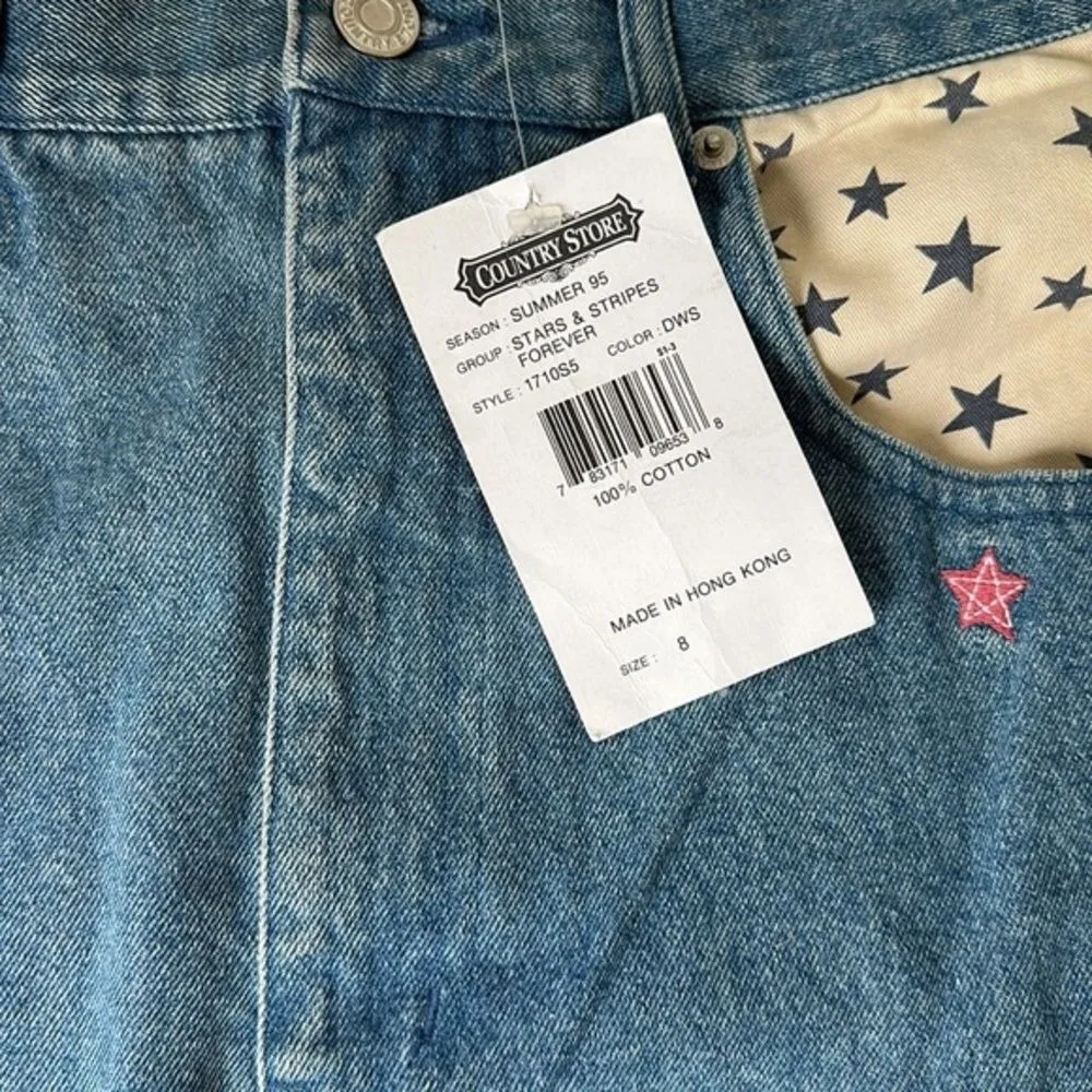 Vintage '90s NEW DEADSTOCK‎ Cambridge Country Store patriotic skirt size 8 Blue - Image 7