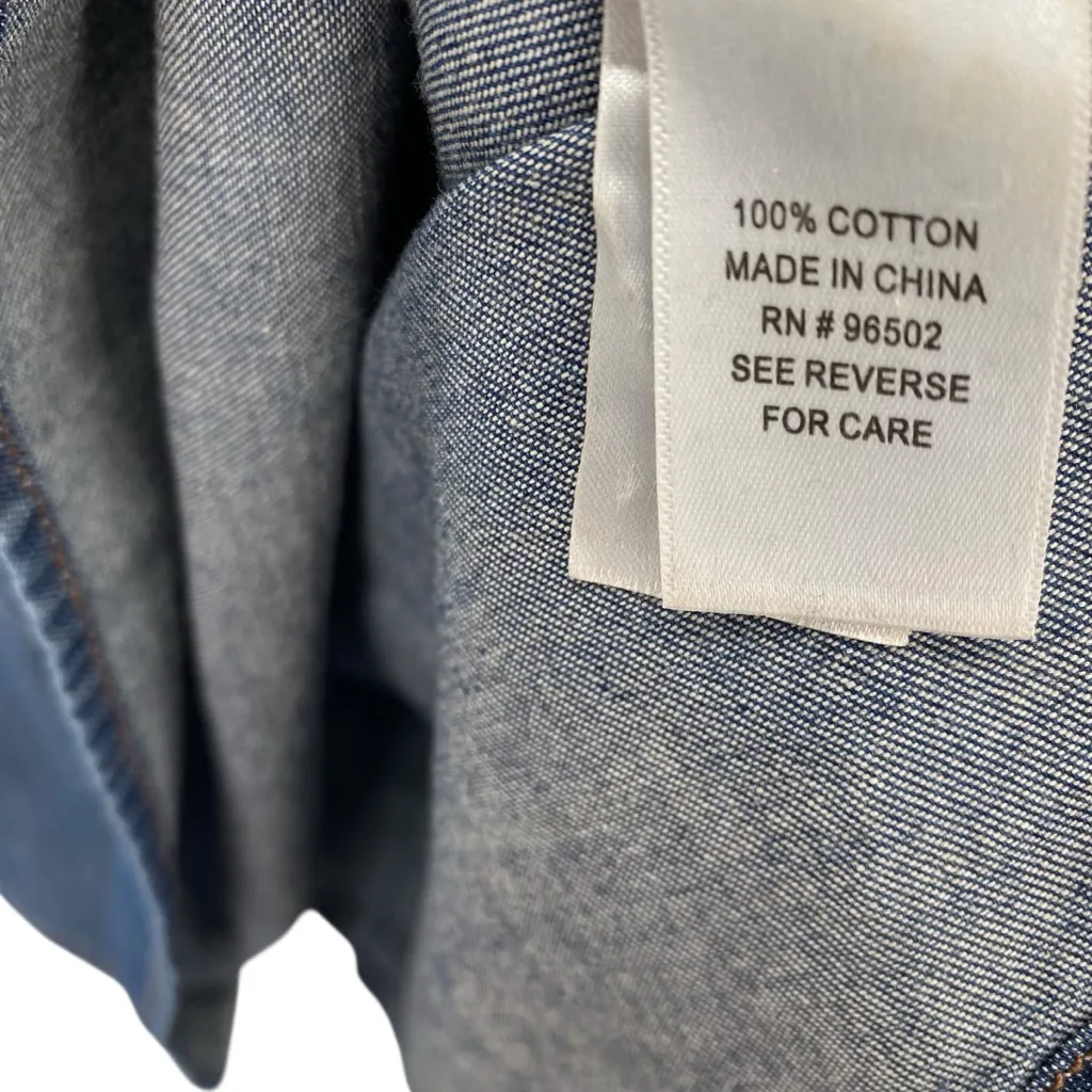 Krazy Kat Chambray Denim Shirt Dress - Image 11