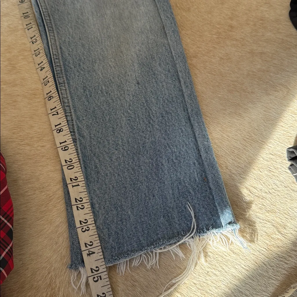 Customized pair of Levi’s 505 jeans into
About a size 26 vintage denim - Image 11
