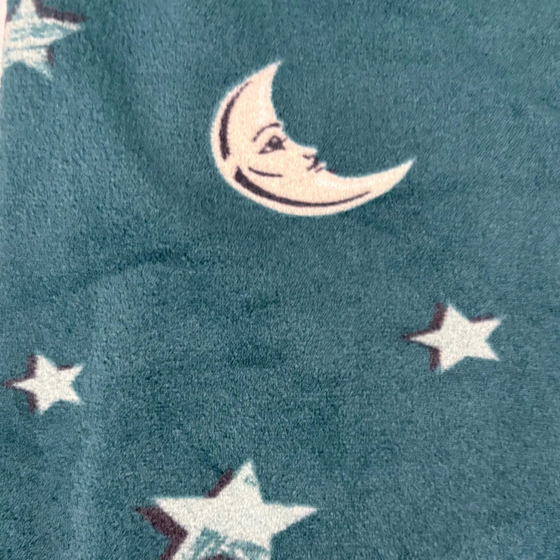 Secret Treasures Teal Pajama Pants with Moon and Star Print - Image 5