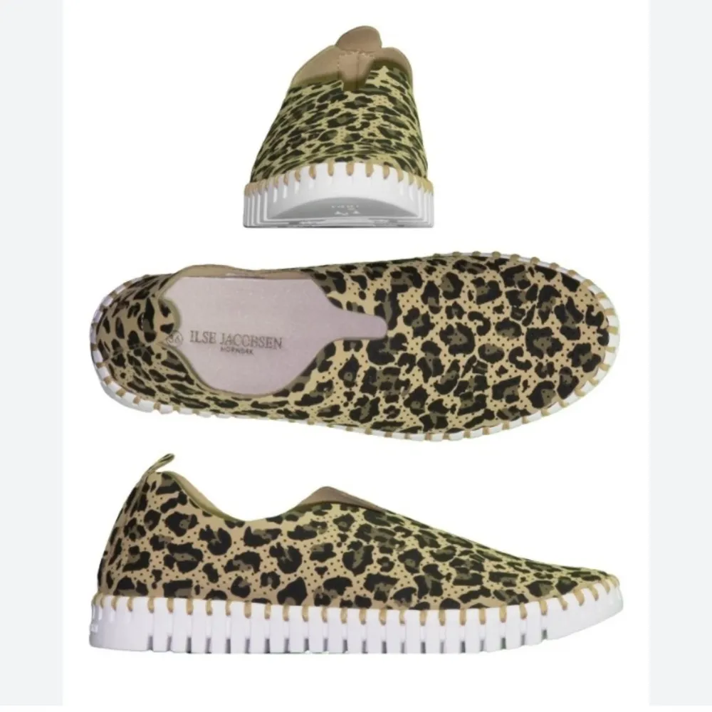 Ilse Jacobsen tulip flats leopard print size‎ 41 Tan Size 10.5 - Image 2