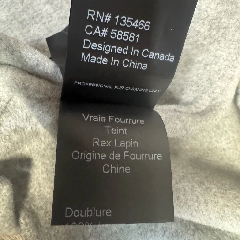 GORSKI Gray Cape with Plush Fur Trim Size undefined - Image 10