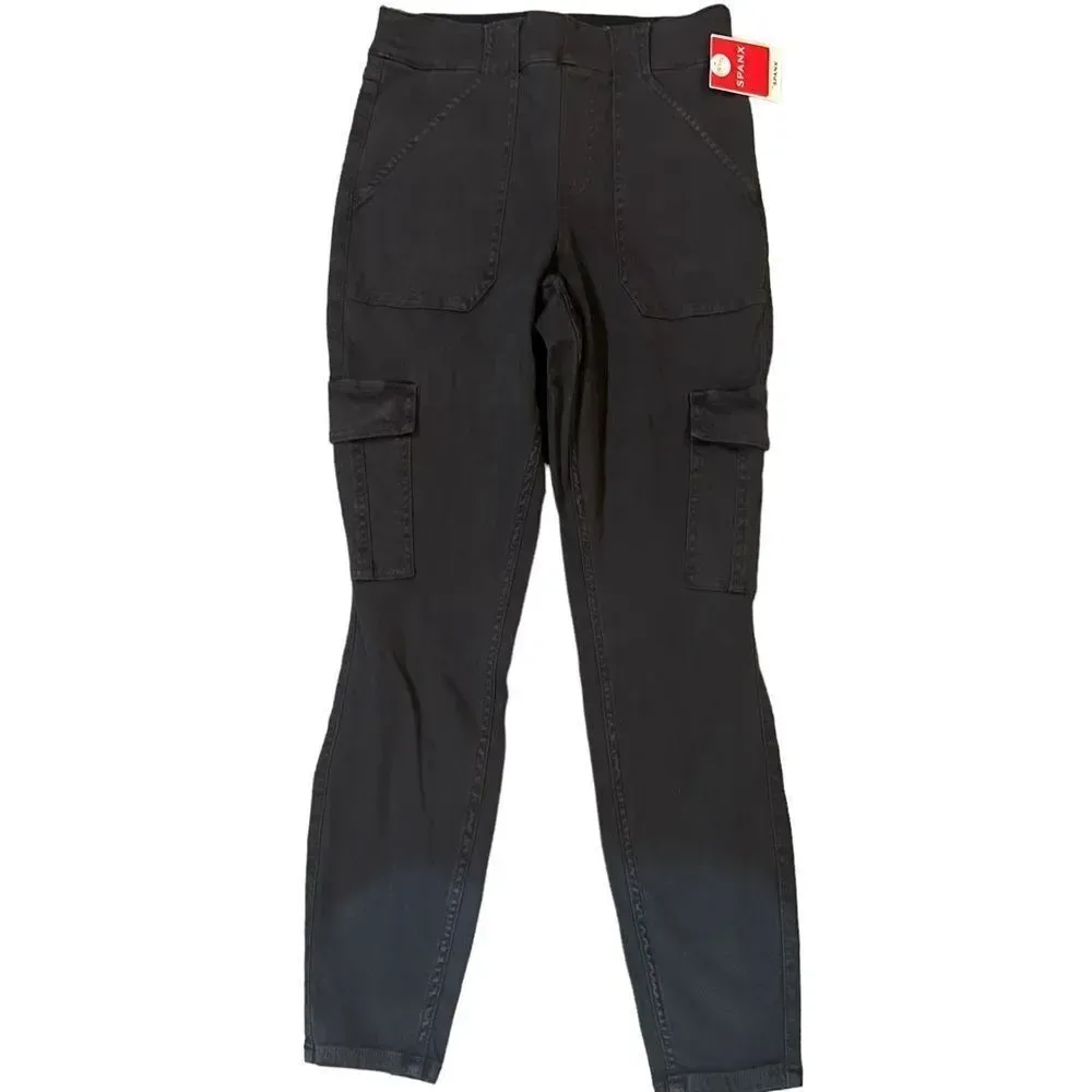 NWT SPANX Stretch Twill Ankle Cargo Pant Size Medium‎ - Image 9