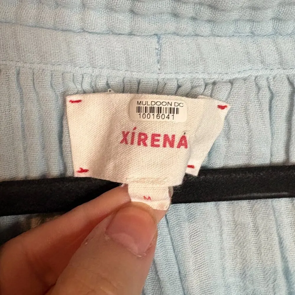 Xirena Chelsea Gauze Lola dress light blue Size M - Image 4