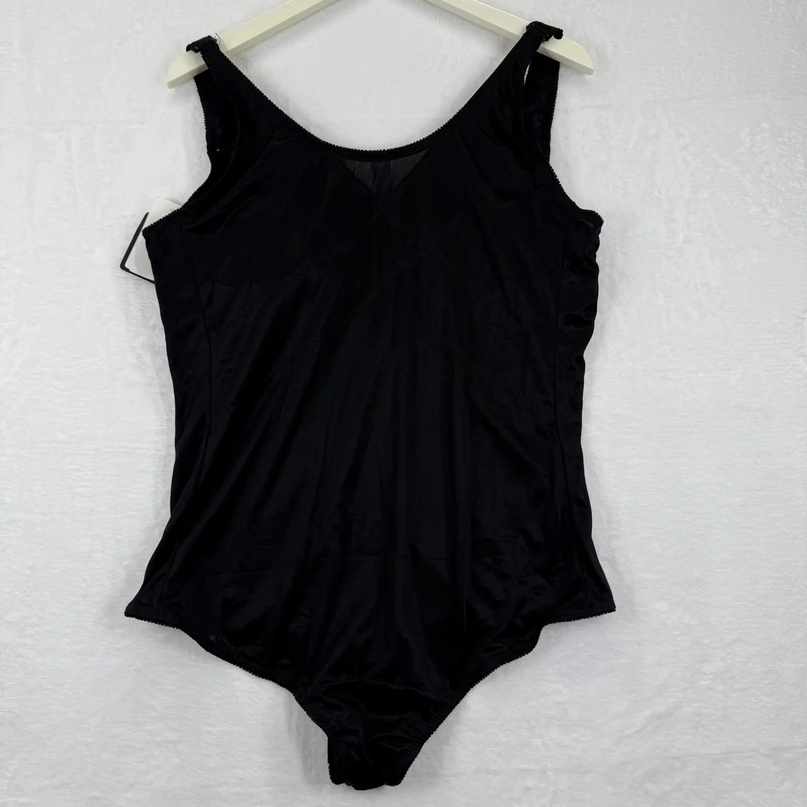 Lunaire‎ Instant Shaping Black Full Body Slimming Control Bodysuit Tank 44D Size undefined - Image 6