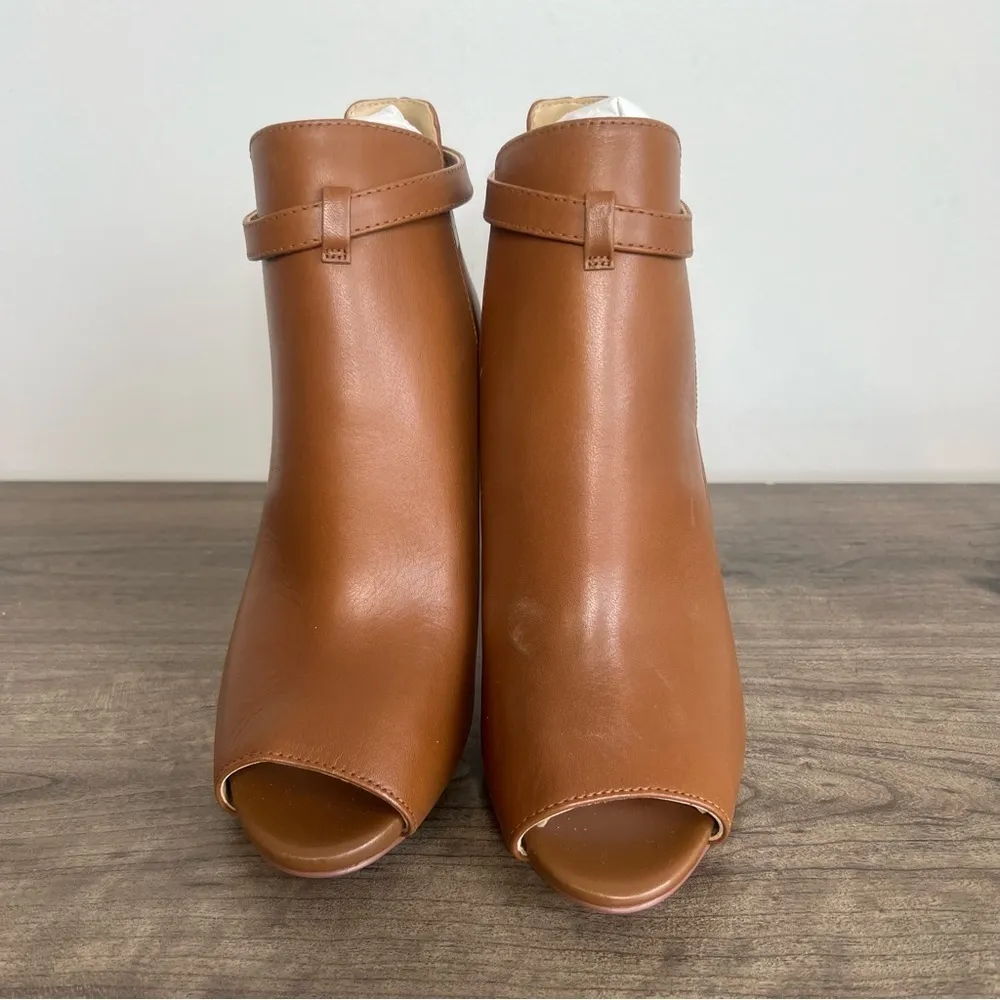 Michael Michael Kors Lawson Buckled Open Toe Shooties Women’s Size 7.5 SKU#24111 Brown - Image 2