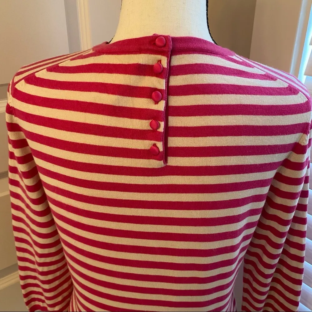 Banana Republic || Pink/white spring sweater - Image 3