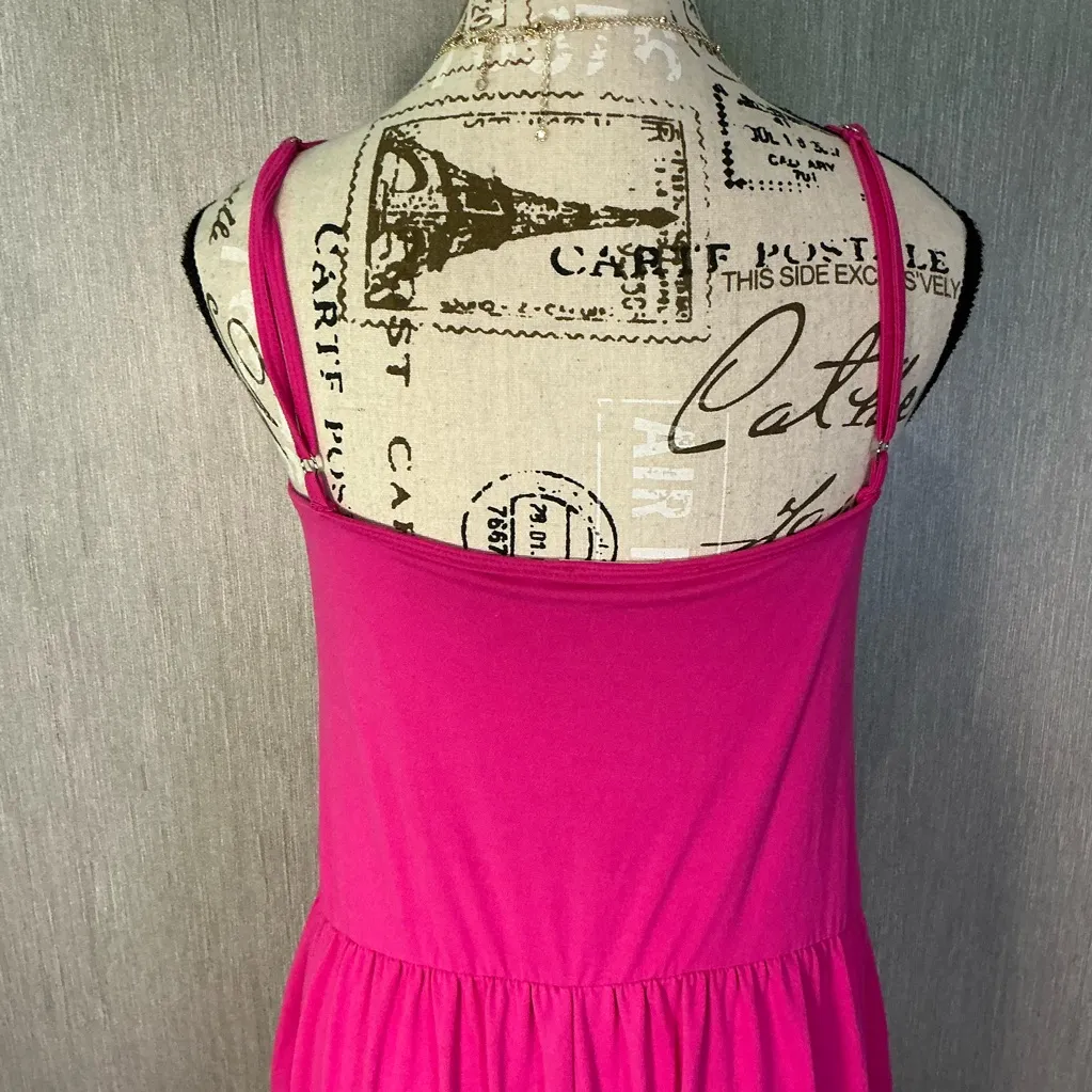 Eldridge Vibrant Pink Sleeveless Romper Size Small - Image 8