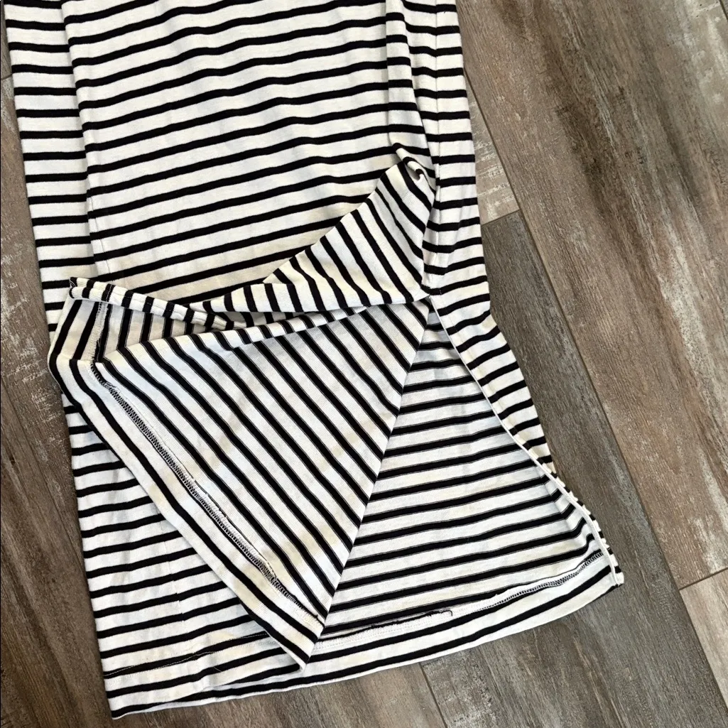 AYR The Oui-Peat Dress Weekend Jaunt Stripe in Black White Stripe size small - Image 6