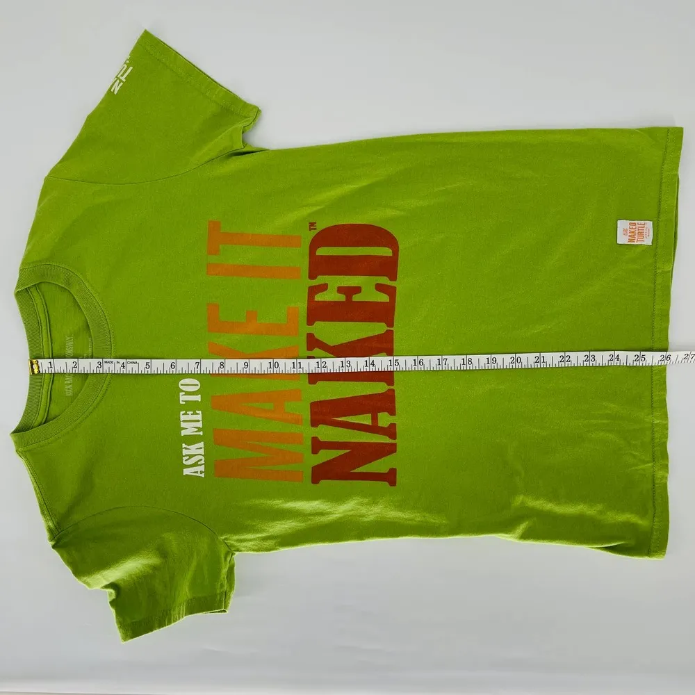 The Naked Turtle White Rum Kiwi Green Women's T-Shirt - Size S - GUC - Image 4