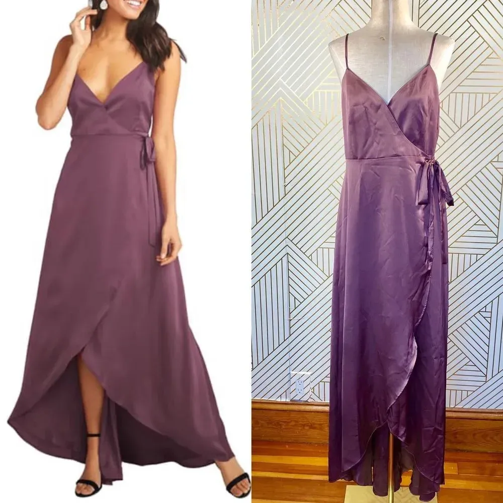 Show‎ Me Your Mumu Mariah Wrap Dress Dusty Plum - Image 2