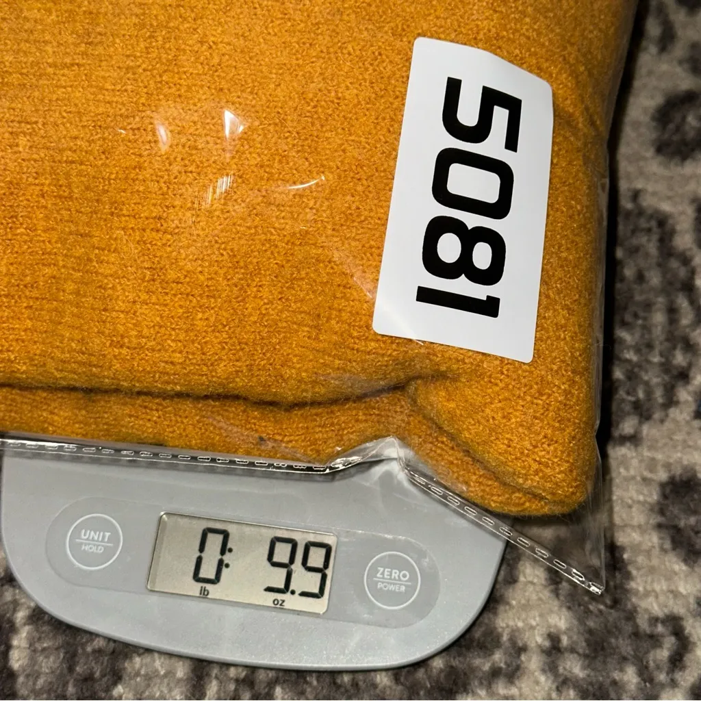 J. Crew Point Sur Sz S Mustard Yellow Merino Wool Alpaca Blend Mock Neck Sweater - Image 7