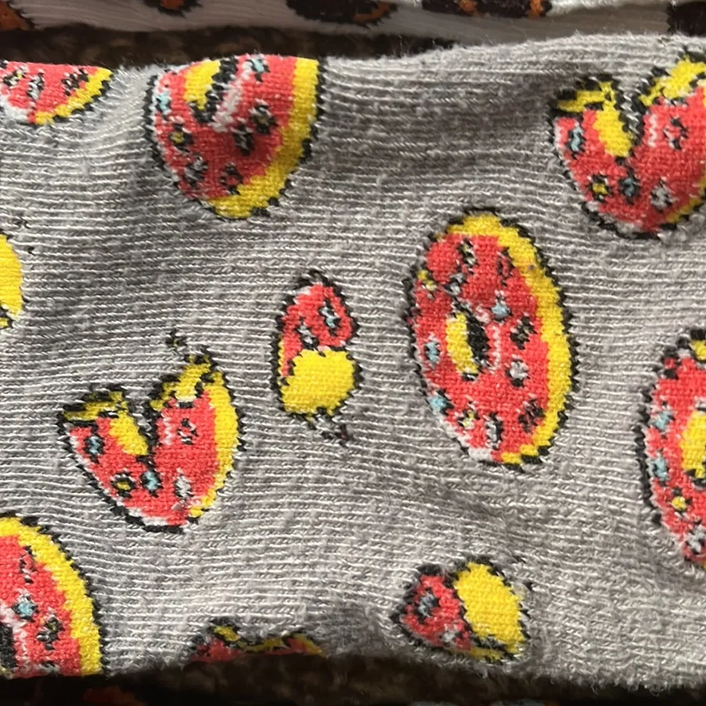 NWOT set of 5 donut socks. Washed but never worn. Womens 5 - Image 4