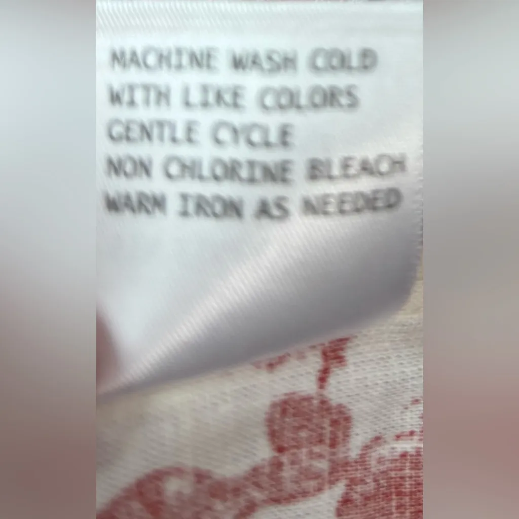 Panama Jack 1X Linen Blend Boho Floral Tunic Top in Rust - Plus - Image 9