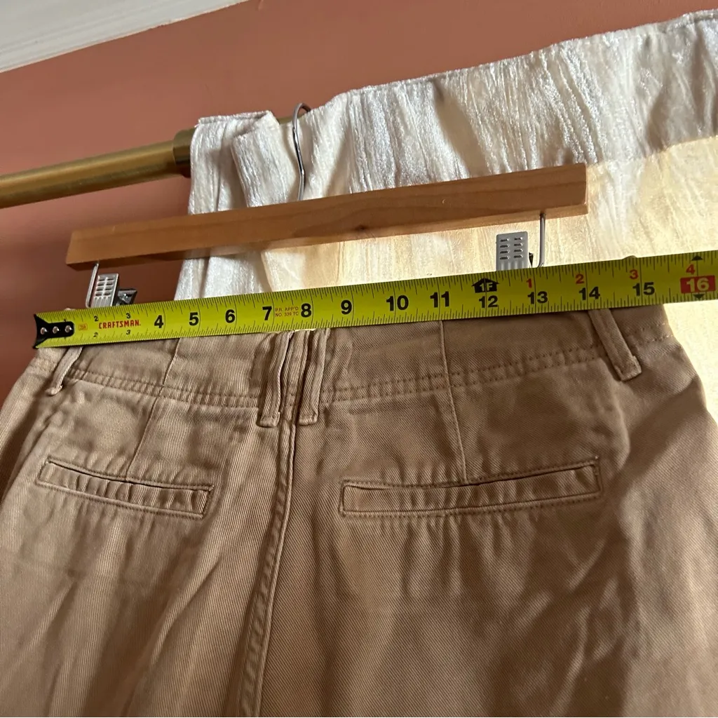 Everlane The Utility Short in Buttersoft Tencel Lyocell Cornstalk Tan NEW Size 4 - Image 7