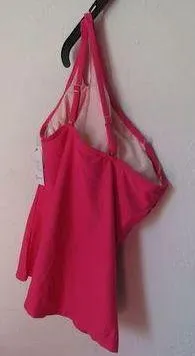 Time and Tru Women's Cutout One Shoulder Tankini Top Swimsuit - Image 7