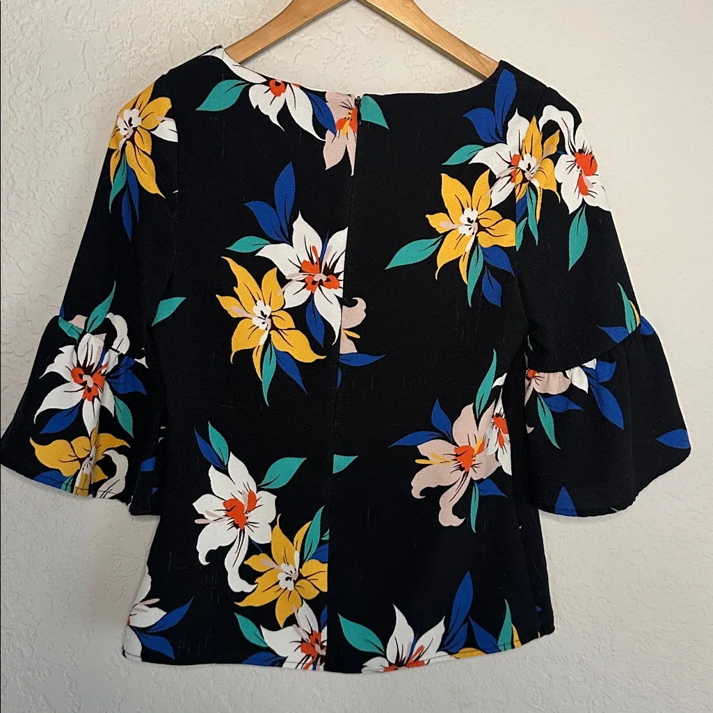 Anthropologie Corey Lynn Calter Kalani Blouse Floral Loud Colorful Tropical - Image 5