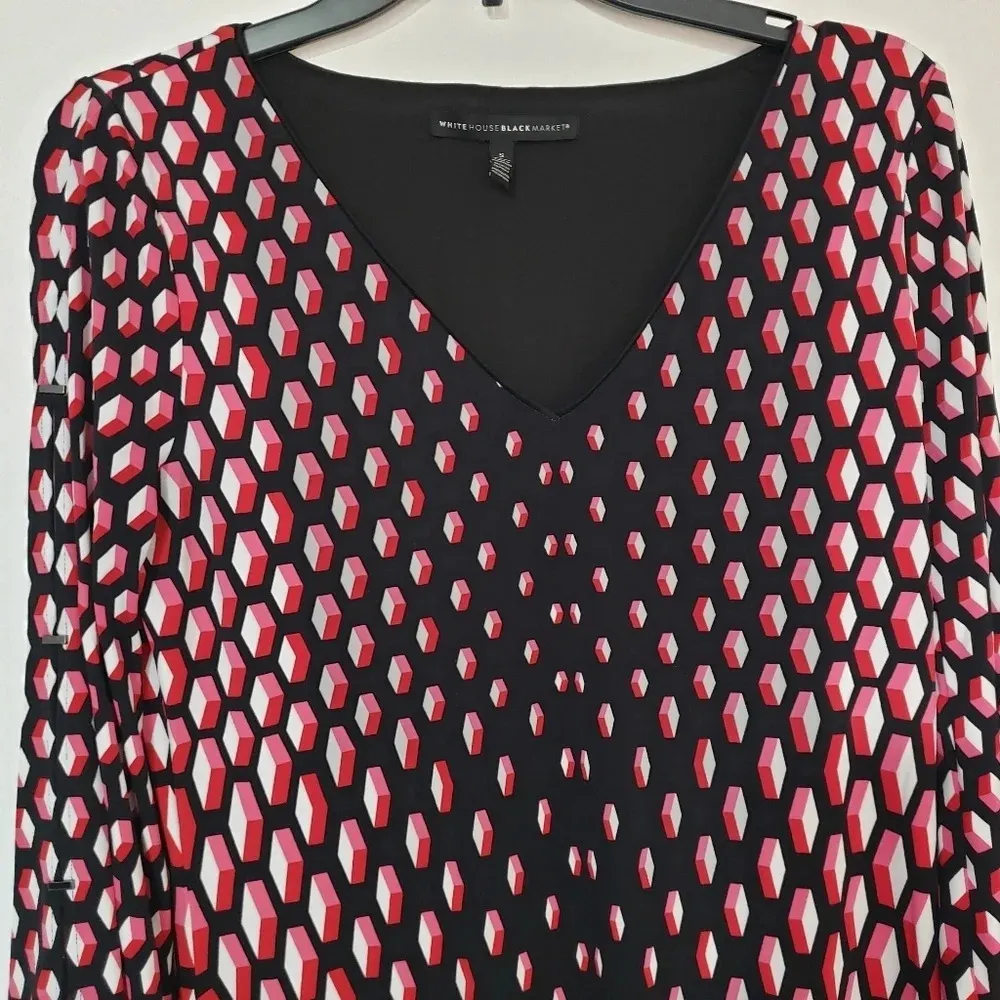 White House Black Market Geometric Dress - Image 2