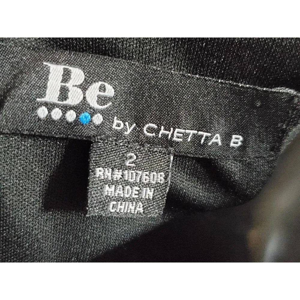 Be Chetta B Women's Black Polyester Sleeveless Round Neck Wide Leg Jumpsuit 2 - Image 7