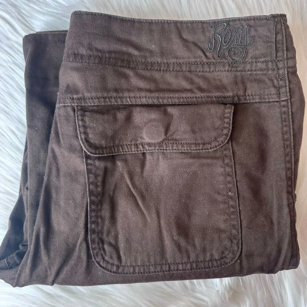 Roxy Wide Leg Draw String Pants Size 3 - Image 12