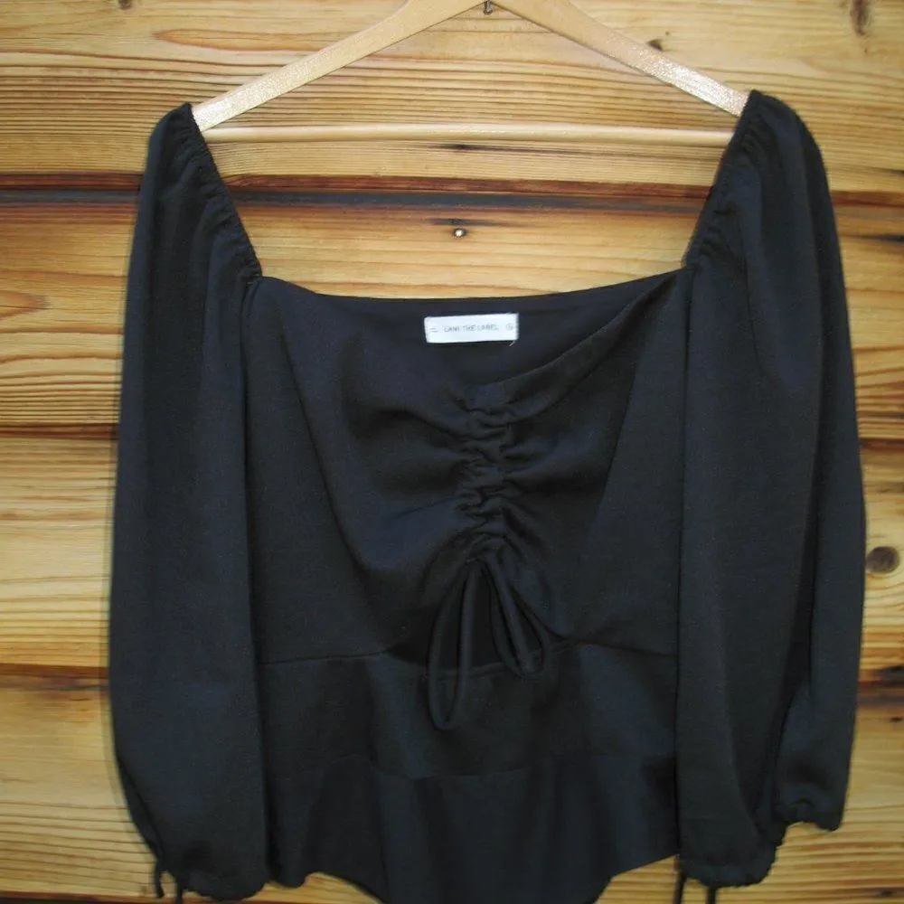 Black Off the Shoulder Bodysuit - Image 4